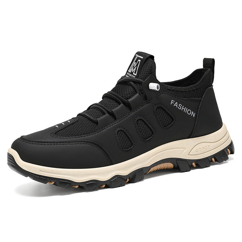Vorderansicht des Herren-Trail-Sneakers mit stabiler Zehenkappe