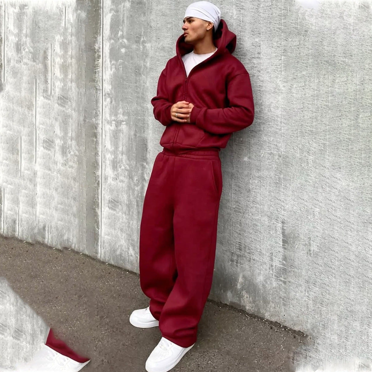 Zweiteiliges Herren-Set mit Hoodie und Jogginghose für den Alltag