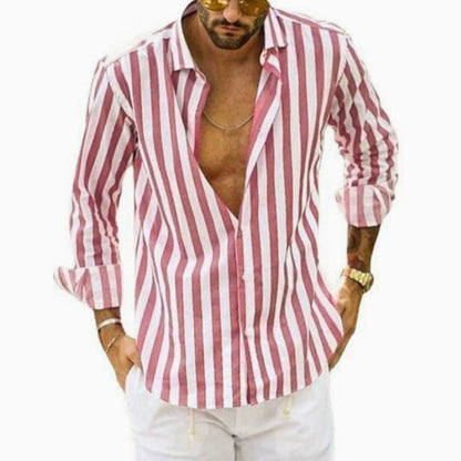 Slim-Fit-Langarmhemd für einen gepflegten Herrenlook