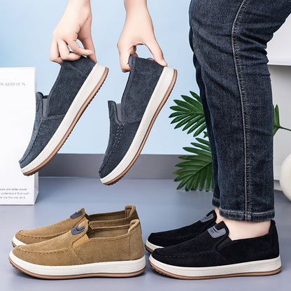 Cord-Slipper-Sneaker mit bequemem elastischem Einstieg