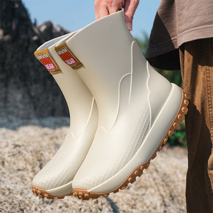 Herren-Gummistiefel für Alltag, Spaziergänge und nasses Wetter