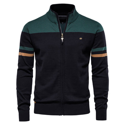 Tom Hollinger | Fashionable knitting cardigan for men