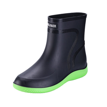Unisex-Fleece-Gummistiefel mit warmem Innenfutter