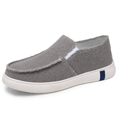 Herren Canvas Slip On Freizeitschuhe