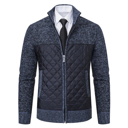 Herren-Strickjacke mit praktischem Reißverschluss an der Vorderseite