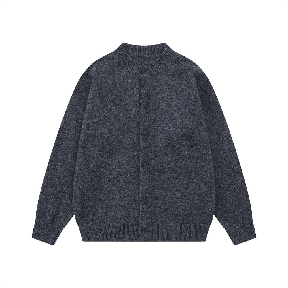 Herren Strick Cardigan Oversize Mit Knöpfen