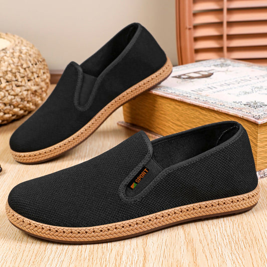 Herren Slip-On Freizeitschuh aus atmungsaktivem Strick