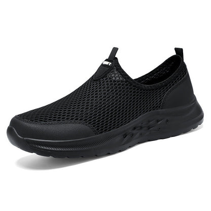 Ansicht der reaktiven EVA-Wellensohle des Mesh-Sneakers