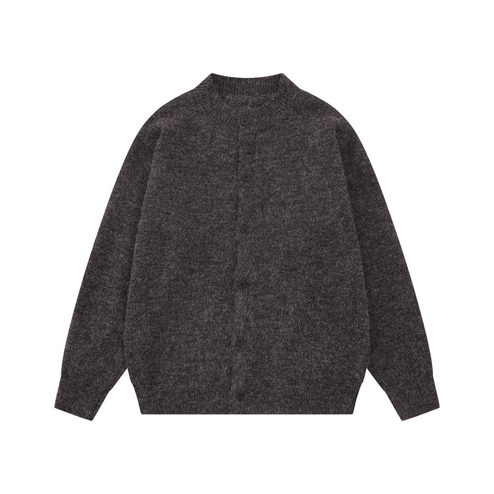 Herren Strick Cardigan Oversize Mit Knöpfen
