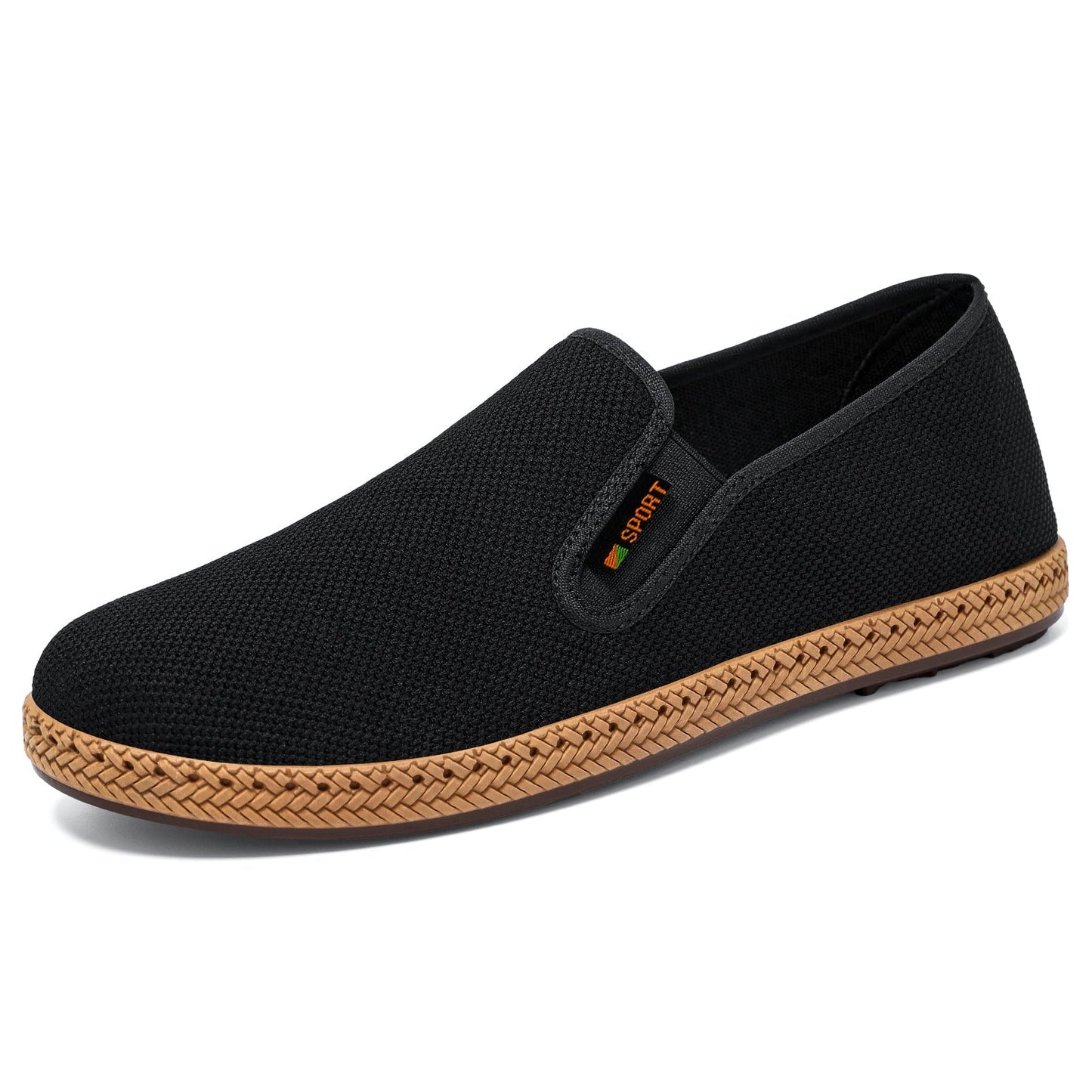 Draufsicht auf den bequemen Herren-Slip-On