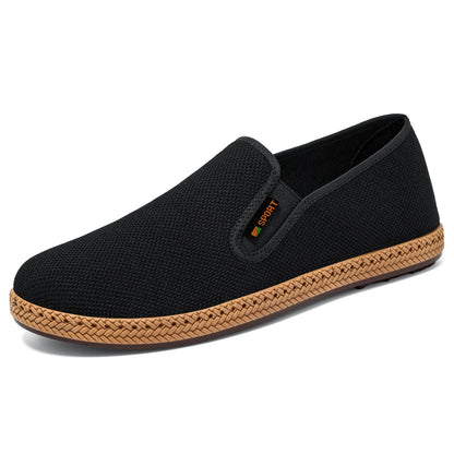 Draufsicht auf den bequemen Herren-Slip-On