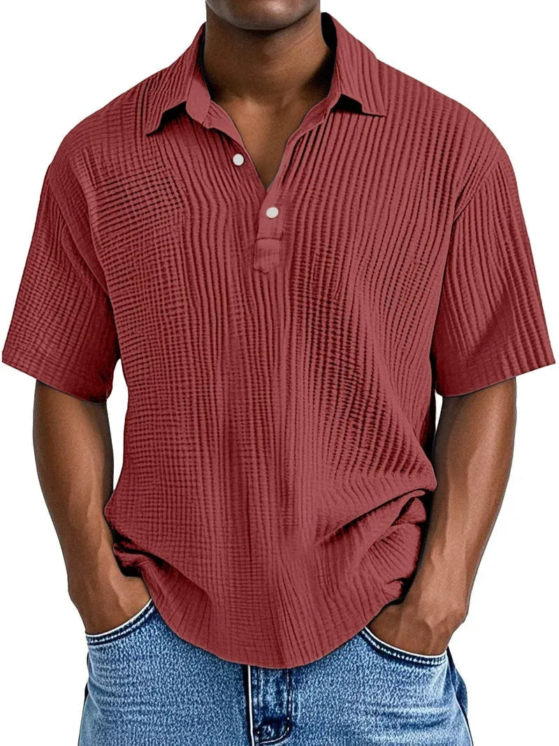 Herren Kurzarmhemd in sommerlichem Freizeitlook