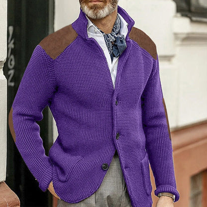 Herren Strickjacke Aus Weichem Strick