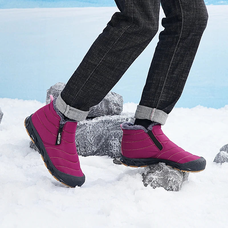 Waterproof unisex winter boots for the snow 