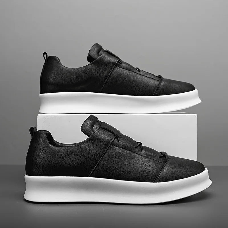 Herren-Sneaker aus Leder für bequeme Alltagsschritte