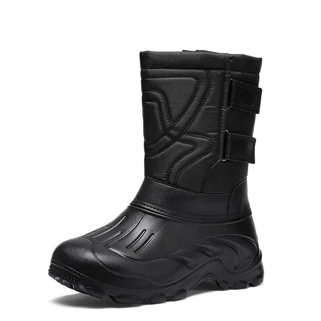 Men's Snow Boots With High Shaft And Warm Lining