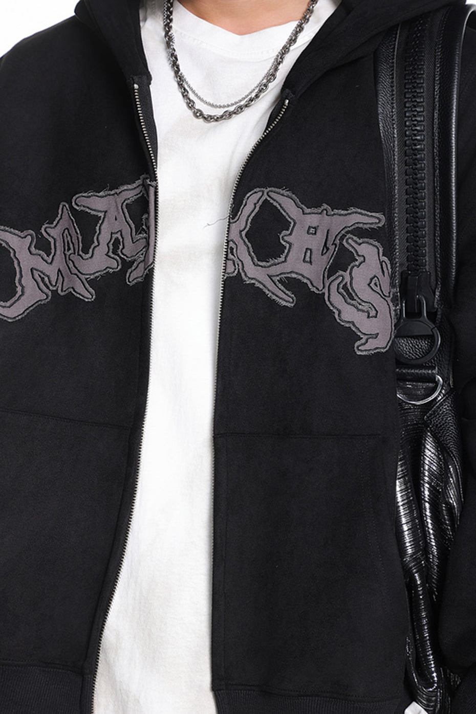 Damen Kapuzenjacke In Vintage Optik Mit Reissverschluss