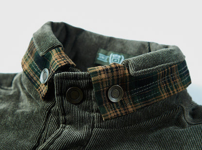 Cozy checked shirt with sherpa lining