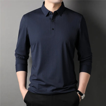 TomHollinger™ New Men's Long Sleeve Polo 