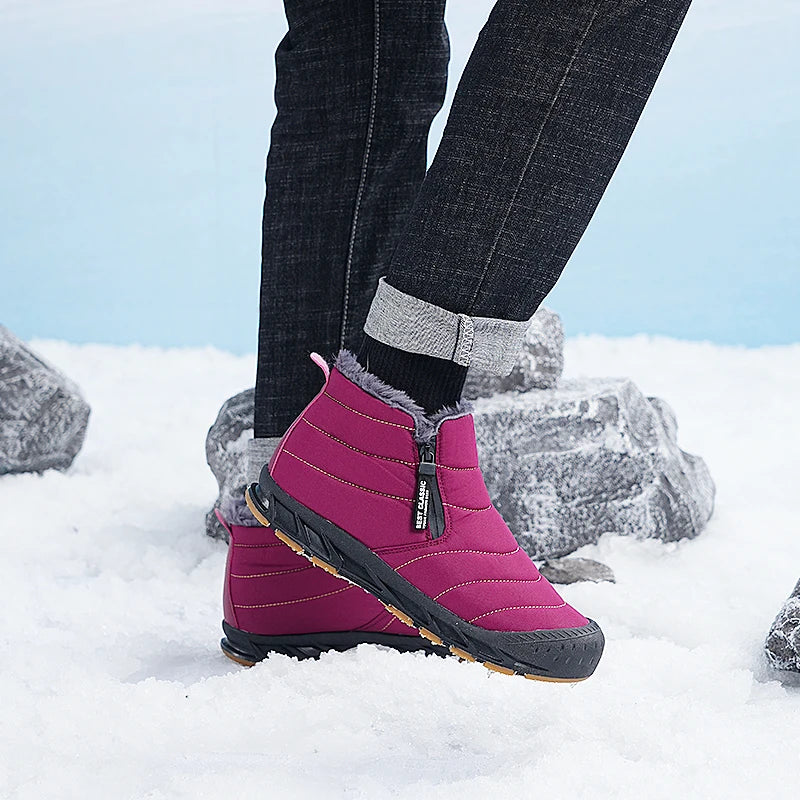 Waterproof unisex winter boots for the snow 