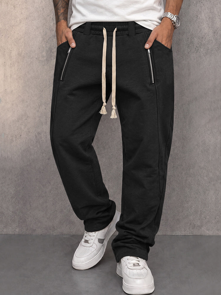 Lässige Jogginghose mit praktischen Reißverschlusstaschen für entspannte Freizeitlooks