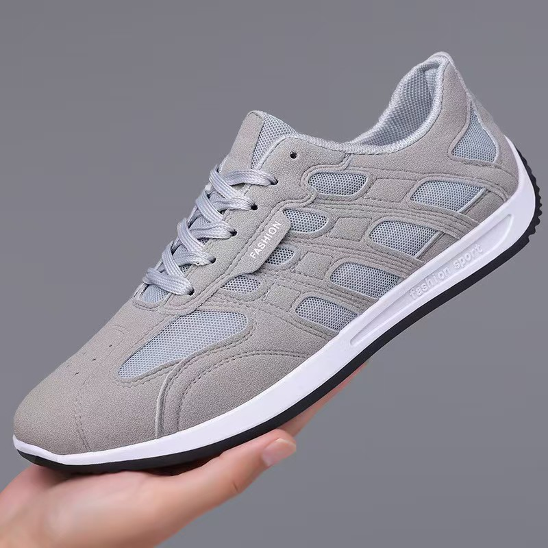 Rückansicht des Unisex-Sneakers aus Veloursleder