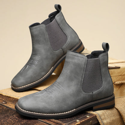 Detailansicht des elastischen Seiteneinsatzes der Chelsea Boots