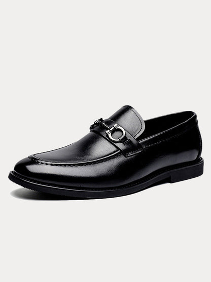 Herren Loafer Aus Leder Mit Horsebit Detail