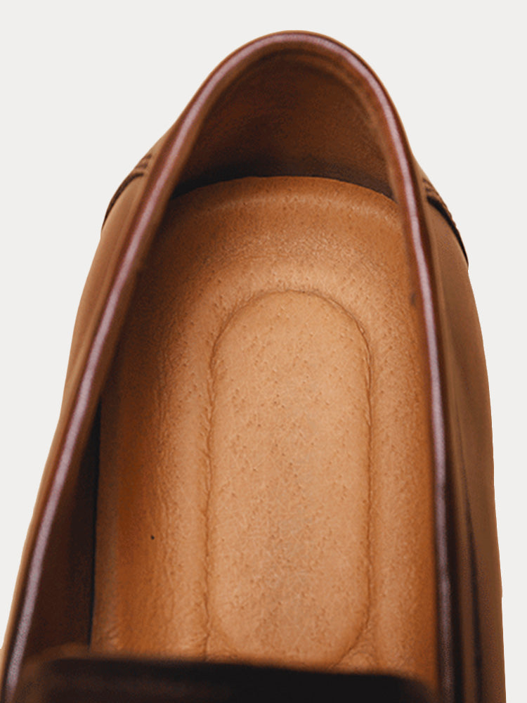 Paar Herren-Loafer aus Leder in klassischem Penny-Loafer-Design