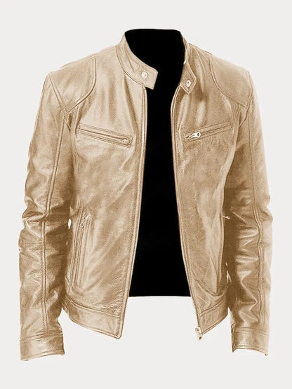 Herrenjacke mit geradlinigem Schnitt und Taschen