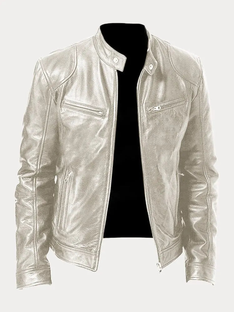 Herrenjacke mit praktischem Design und Innenfutter