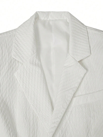 Herren Zweiteiler mit Blazer und Shorts für Sommer, Urlaub und Freizeit