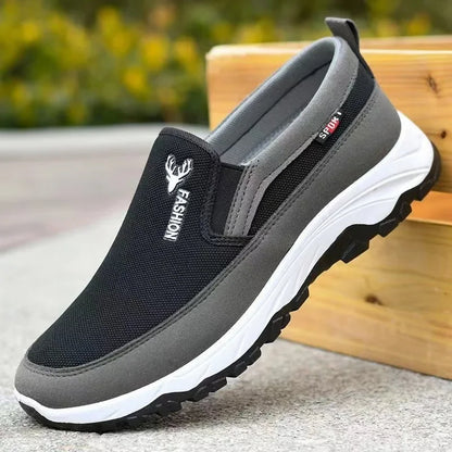 Herren Slip On Schuhe Aus Mesh Mit Weicher Dämpfung