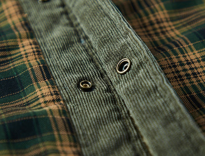 Cozy checked shirt with sherpa lining