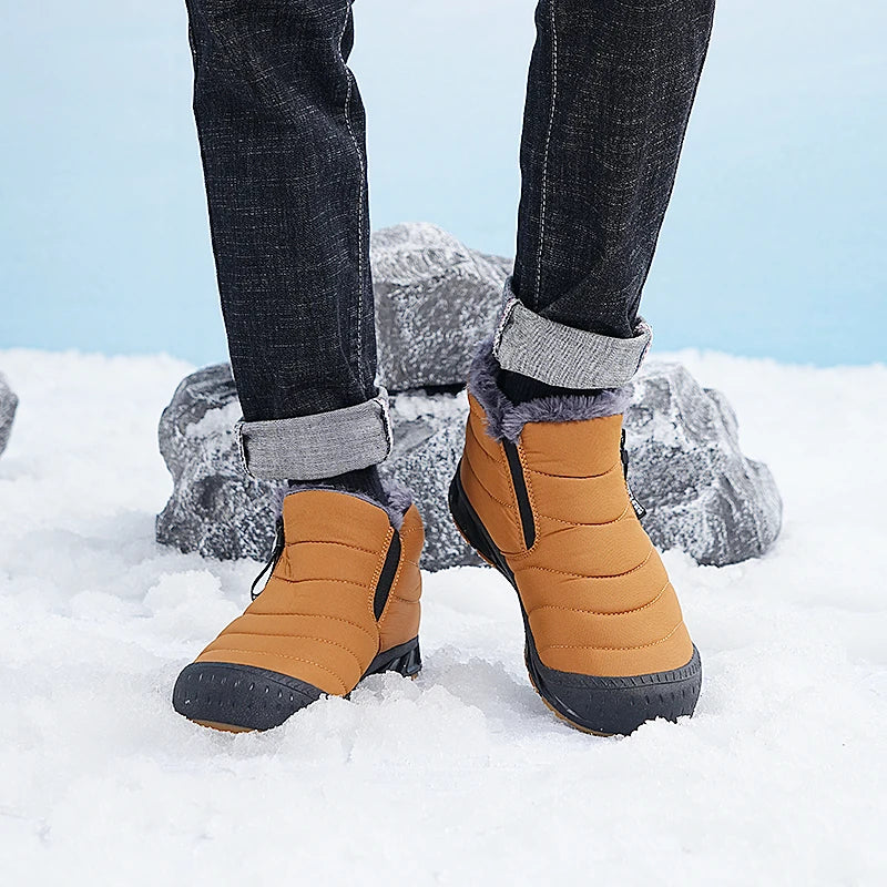 Waterproof unisex winter boots for the snow 