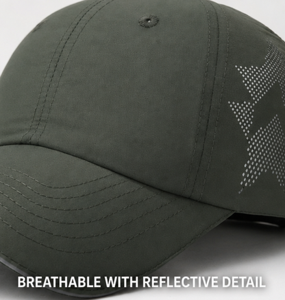 Herren Sport-Cap mit gebogenem Schirm und reflektierenden Details