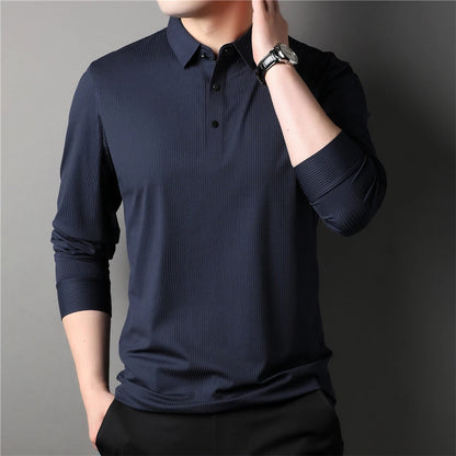 TomHollinger™ New Men's Long Sleeve Polo 