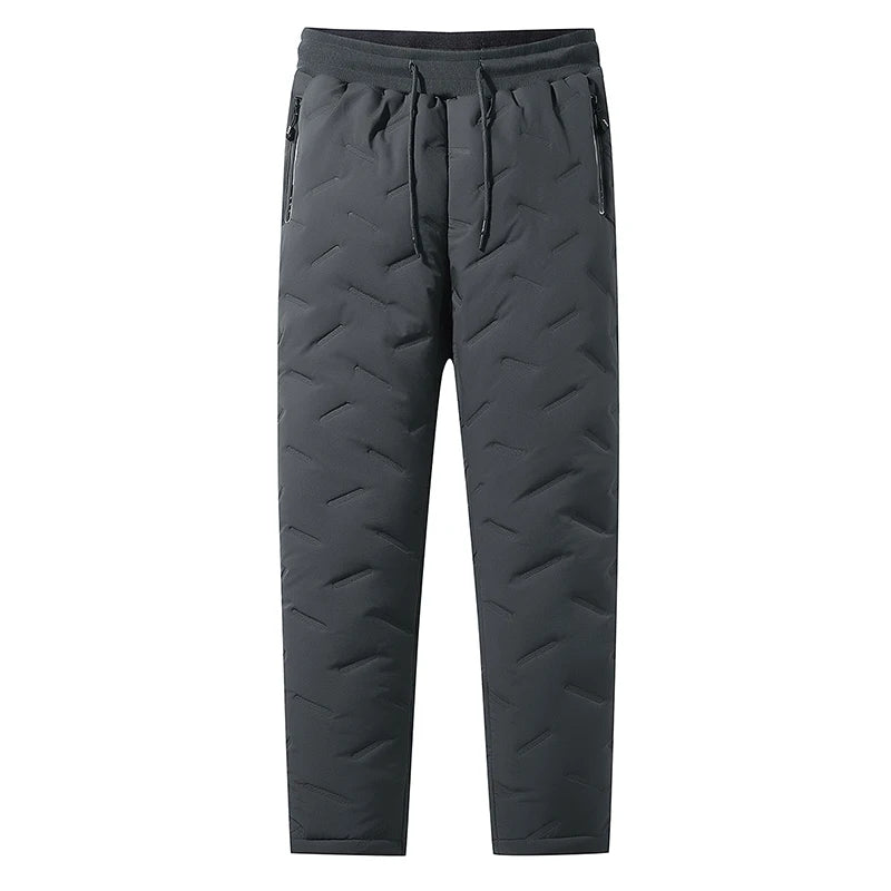 Quilted cotton pants with cozy lining