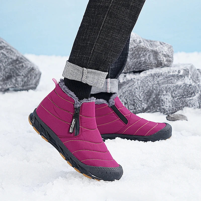 Waterproof unisex winter boots for the snow 