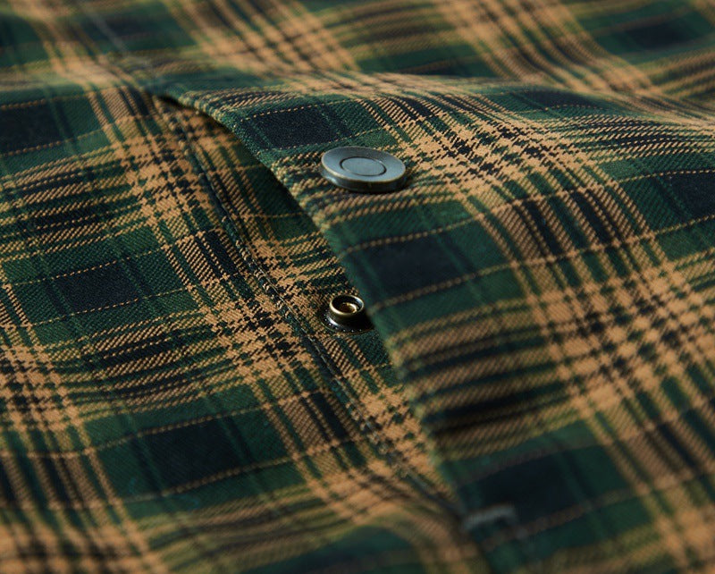 Cozy checked shirt with sherpa lining