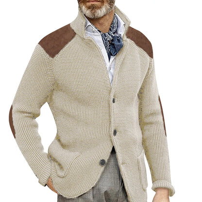 Herren Strickjacke Aus Weichem Strick