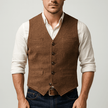 Herrenweste vielseitig kombinierbar für formelle Looks