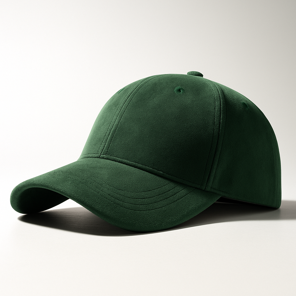 Herren Cap Aus Wildleder Mit Klassischem Schirm