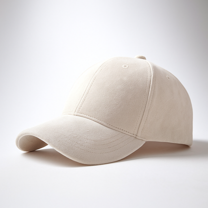 Herren-Cap aus Wildleder von hinten mit verstellbarem Verschluss