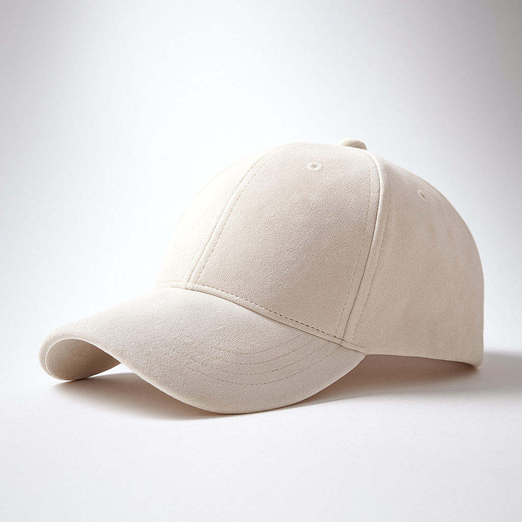 Herren Cap Aus Wildleder Mit Klassischem Schirm