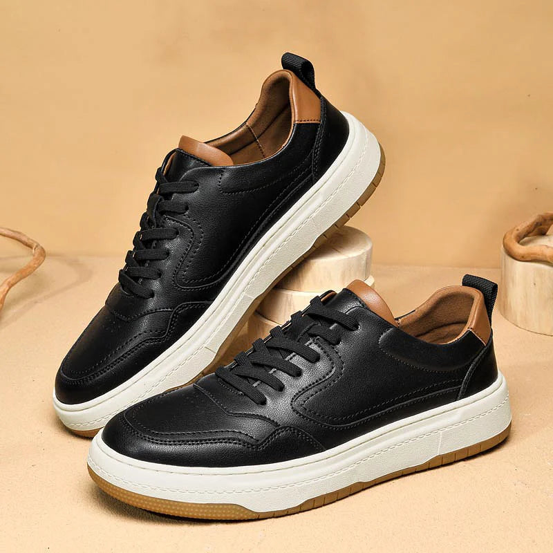 men's leather casual shoes