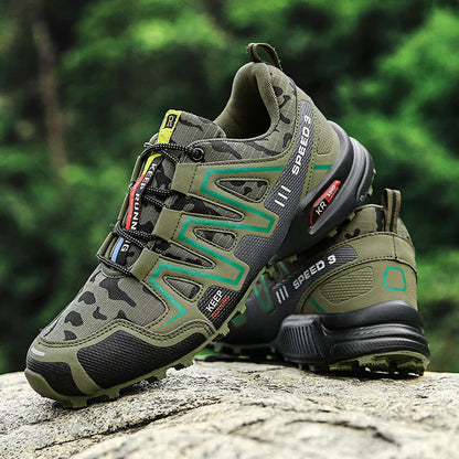 Bequeme Herren Wanderschuhe für Outdoor und Trekking, Seitenansicht