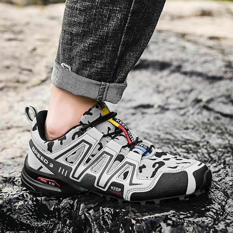 Orthopädisch inspirierte Herren Wanderschuhe für Wanderungen und Alltag