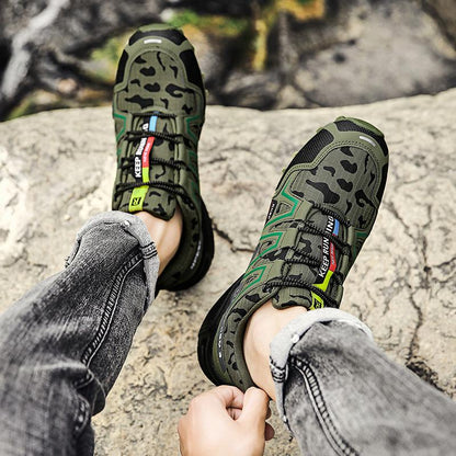 Herren Outdoor-Wanderschuhe mit robuster Sohle und bequemer Passform
