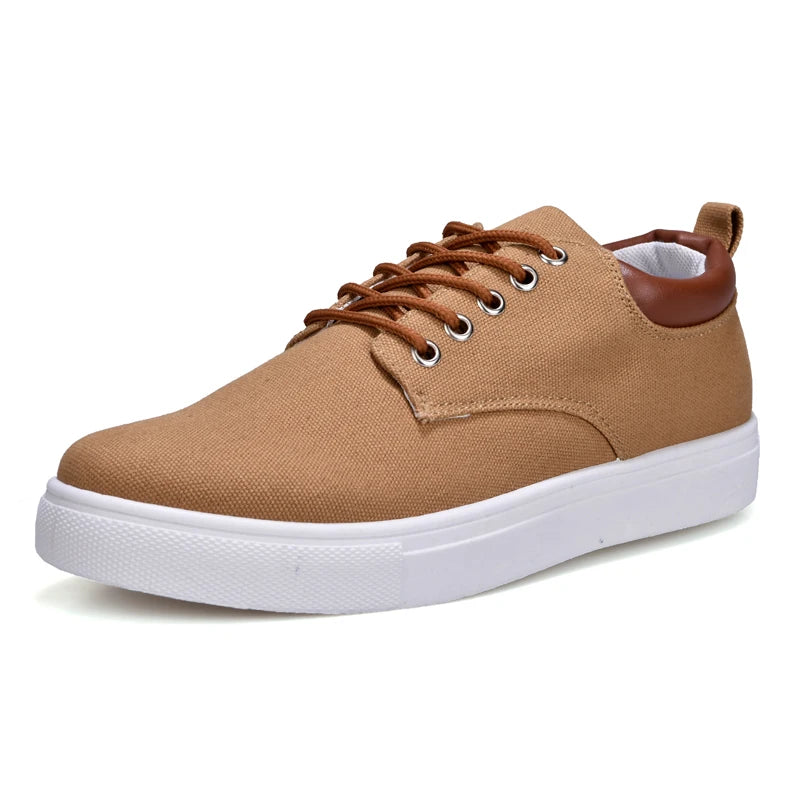 Herren Canvas Leder Sneaker
